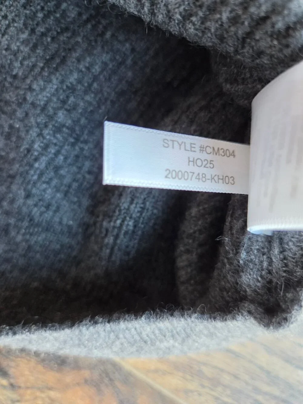 NWoT J.Crew 100% Goats Cashmere Cozy Soft Ribbed Sweater-Polo Grey #CM304